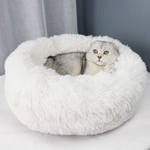 Lush Donut Cuddler Pet Bed - TheGlamPets