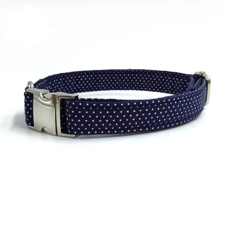 Dapper Polka Dots Dog Bow Tie Collar and Leash - TheGlamPets