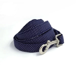 Dapper Polka Dots Dog Bow Tie Collar and Leash - TheGlamPets