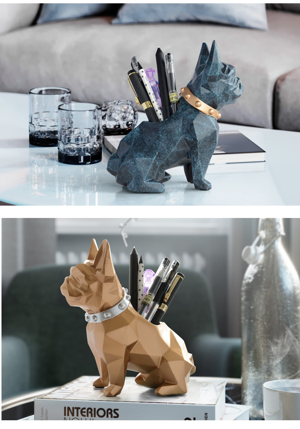 Spectacular Geometric Dog Pen Organizer - TheGlamPets