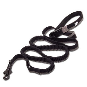 Waist-Worn Adjustable Bungee Dog Leash - TheGlamPets