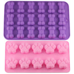 Dog Treats Non-Stick Silicone Mold For Baking - TheGlamPets