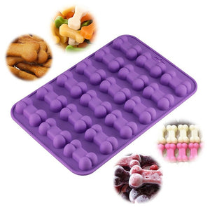 Dog Treats Non-Stick Silicone Mold For Baking - TheGlamPets