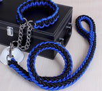 Stylish Double-Strand Rope Dog Leash and Collar - TheGlamPets