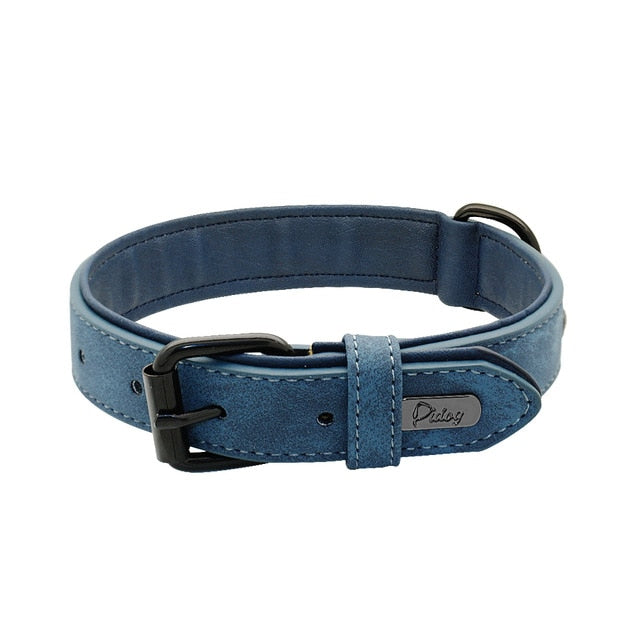 Leather Padded Premium Dog Collars - TheGlamPets