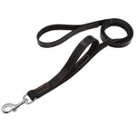 Magnificent Leather Dog Training Leash With 2 Handles - TheGlamPets