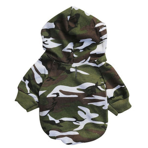 Camo Dog Hoodie - TheGlamPets