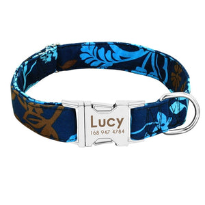 Stunning Personalized Nylon Dog Collar - TheGlamPets