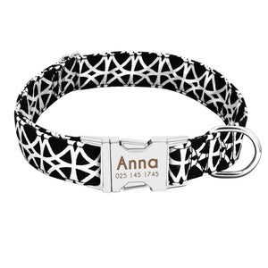 Stunning Personalized Nylon Dog Collar - TheGlamPets