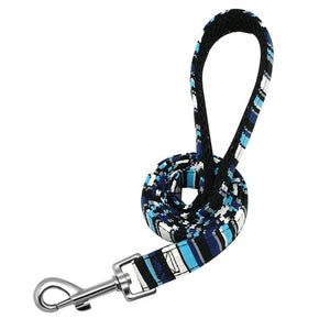 Funky Nylon Print Dog Leash - TheGlamPets