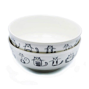 Cute Ceramic Plate Set With Cat Motif - TheGlamPets