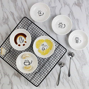 Cute Ceramic Plate Set With Cat Motif - TheGlamPets