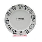 Cute Ceramic Plate Set With Cat Motif - TheGlamPets