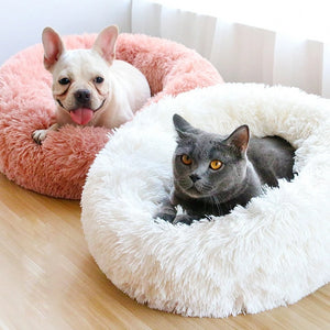 Lush Donut Cuddler Pet Bed - TheGlamPets